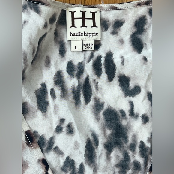 Leopard print dress. Haute Hippie - Picture 1 of 4